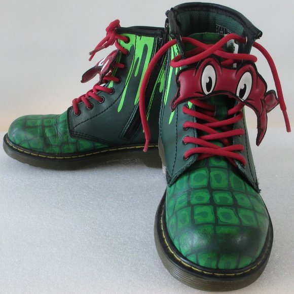 DR. MARTENS TMNT "RAPH" KID'S BOOTS - Picture 16 of 16